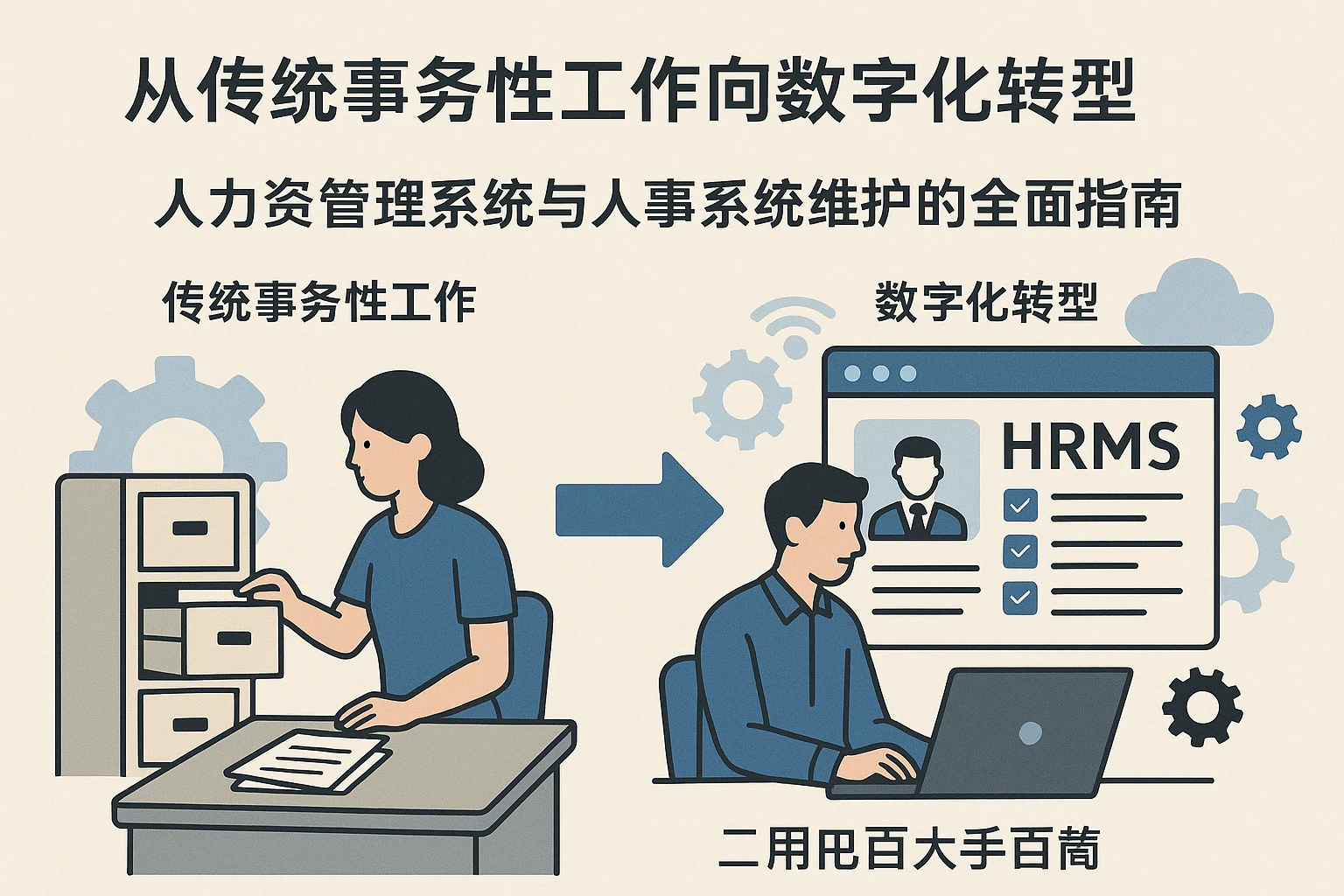 从传统事务性工作向数字化转型：人力资源管理系统与人事系统维护的全面指南