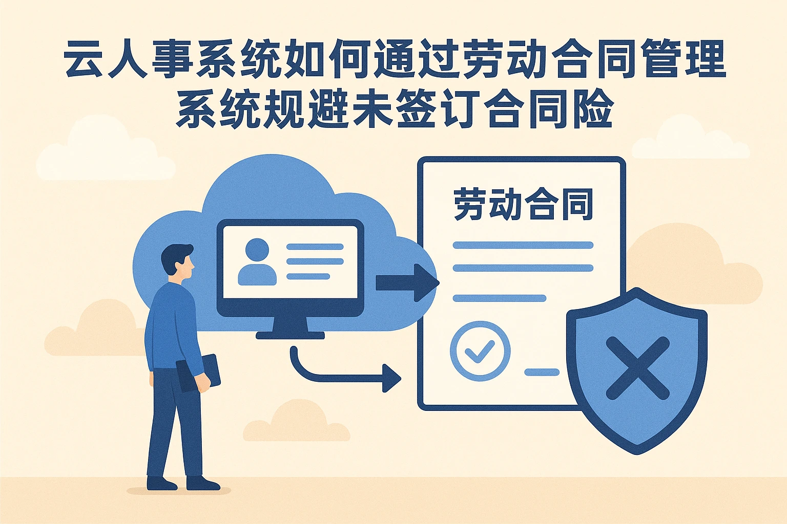 云人事系统如何通过劳动合同管理系统规避未签订合同风险