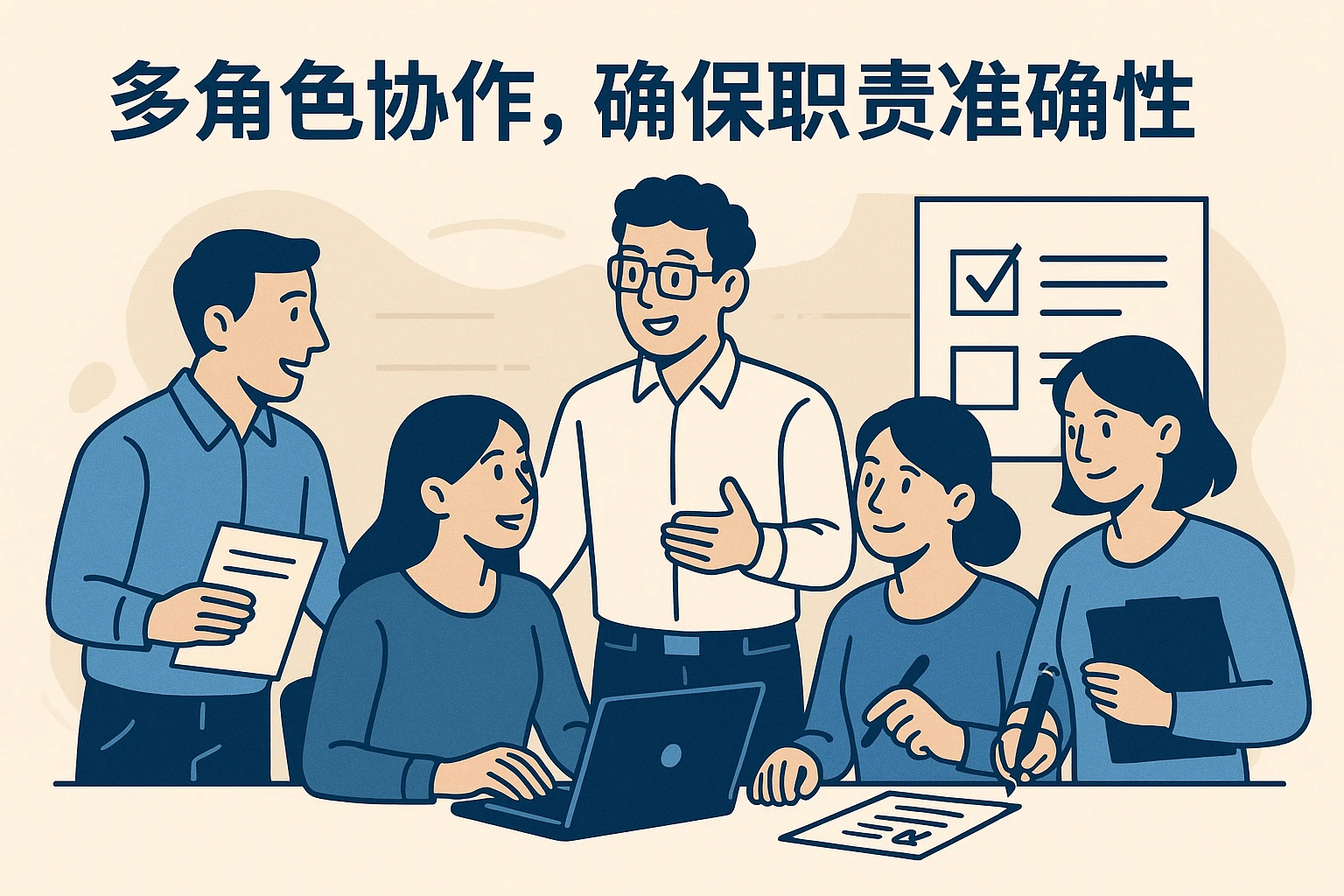 2. 多角色协作，确保职责准确性