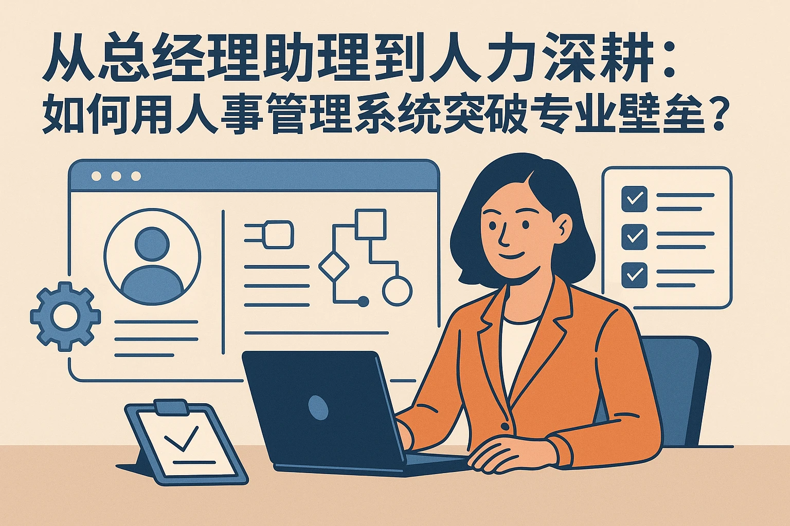从总经理助理到人力深耕：如何用人事管理系统突破专业壁垒？