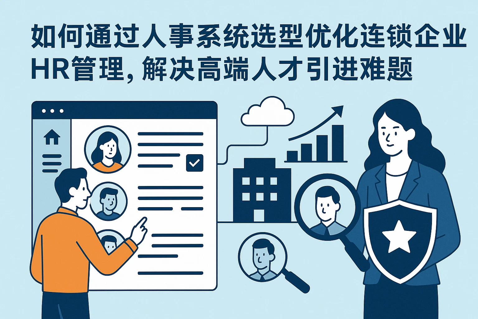 如何通过人事系统选型优化连锁企业HR管理,解决高端人才引进难题