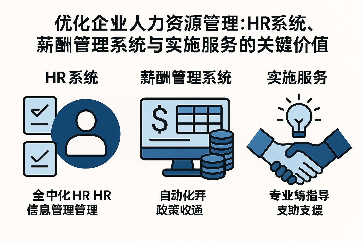 优化企业人力资源管理：HR系统、薪酬管理系统与实施服务的关键价值