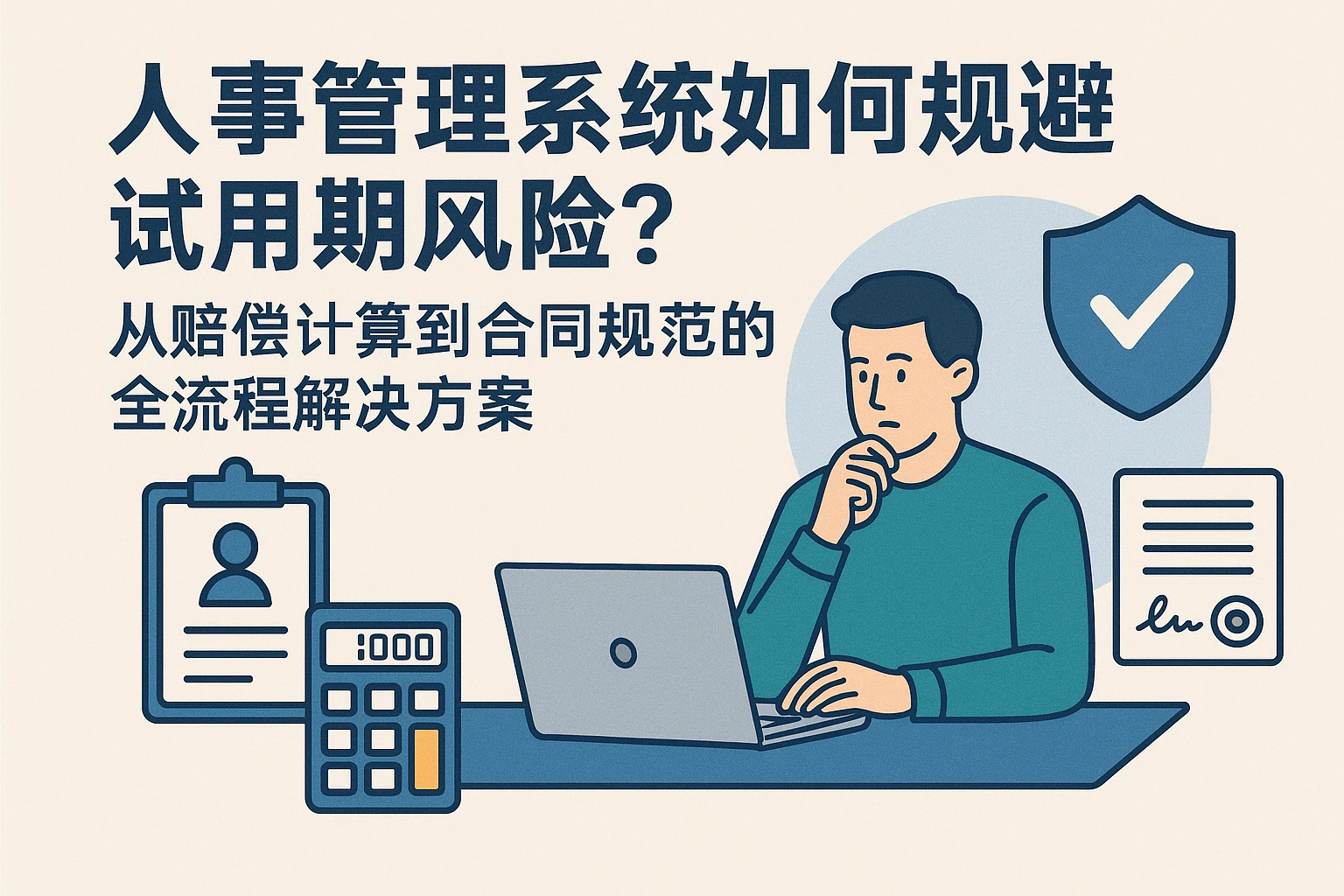 人事管理系统如何规避试用期风险?从赔偿计算到合同规范的全流程解决方案