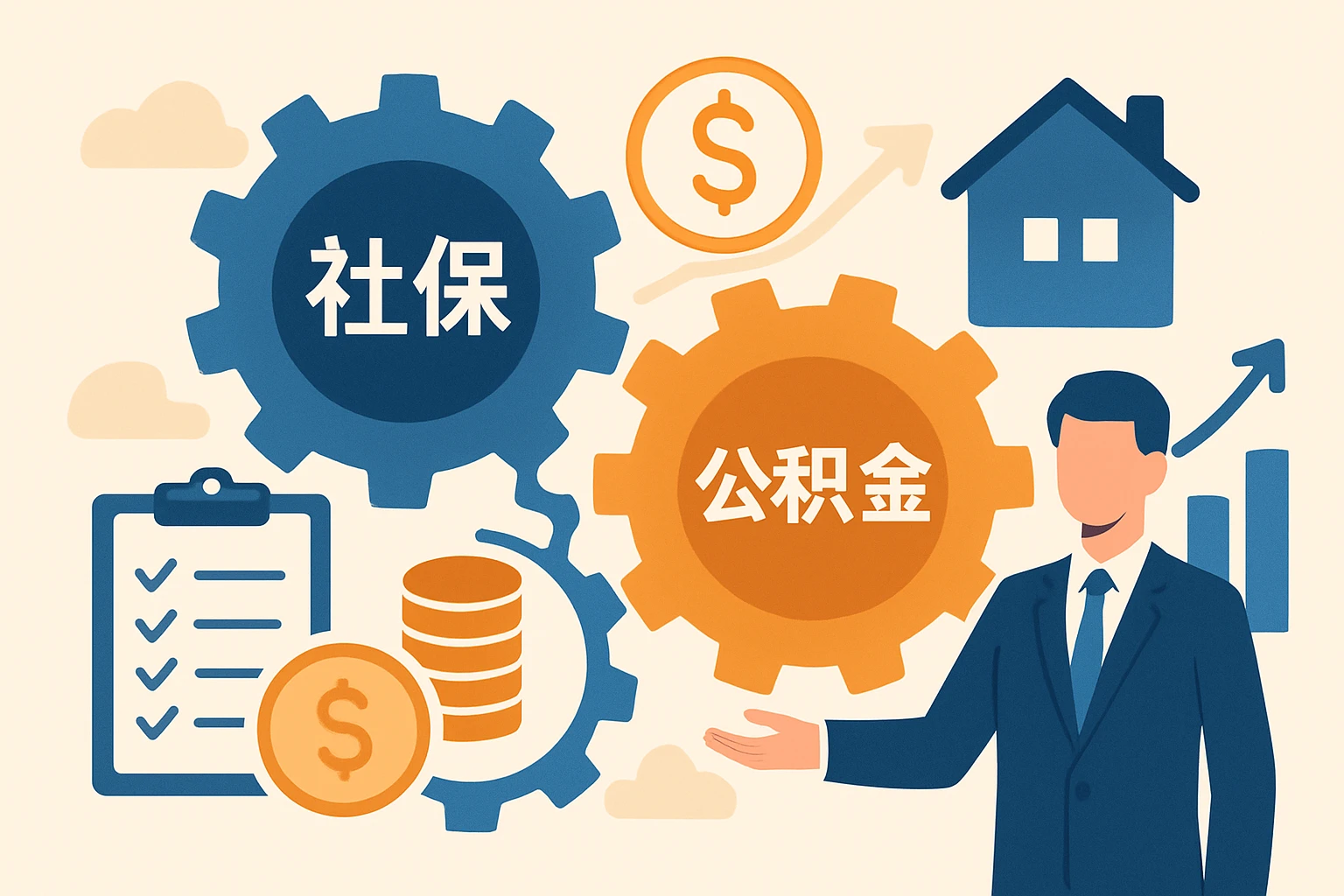 社保公积金管理的无缝衔接