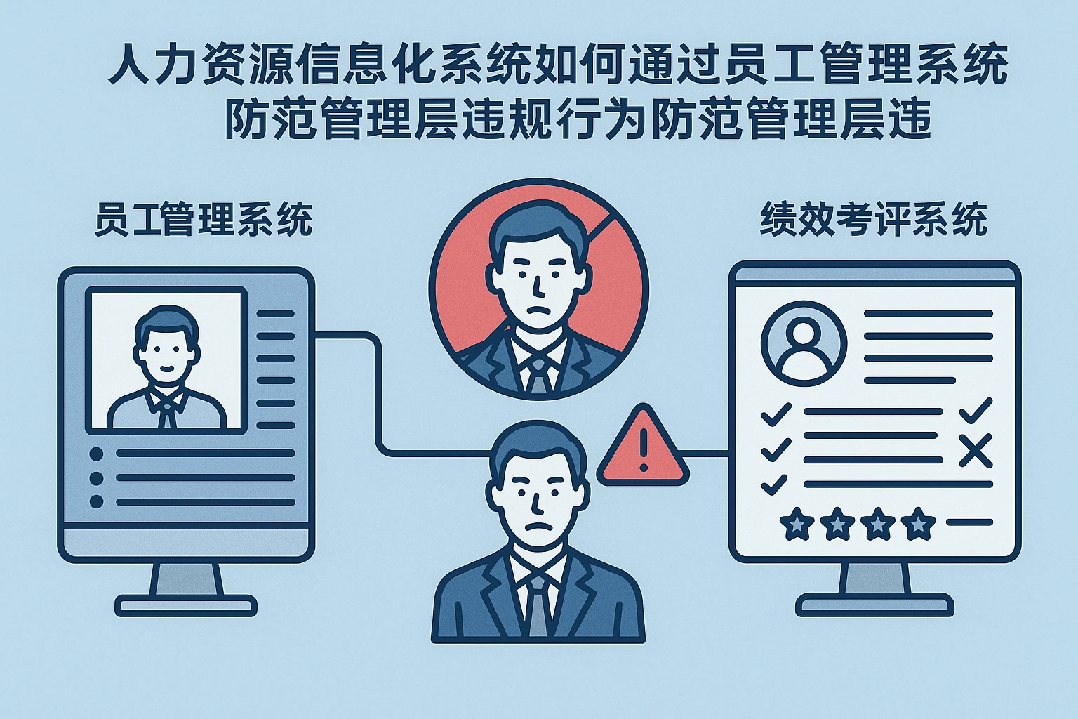 人力资源信息化系统如何通过员工管理系统和绩效考评系统防范管理层违规行为