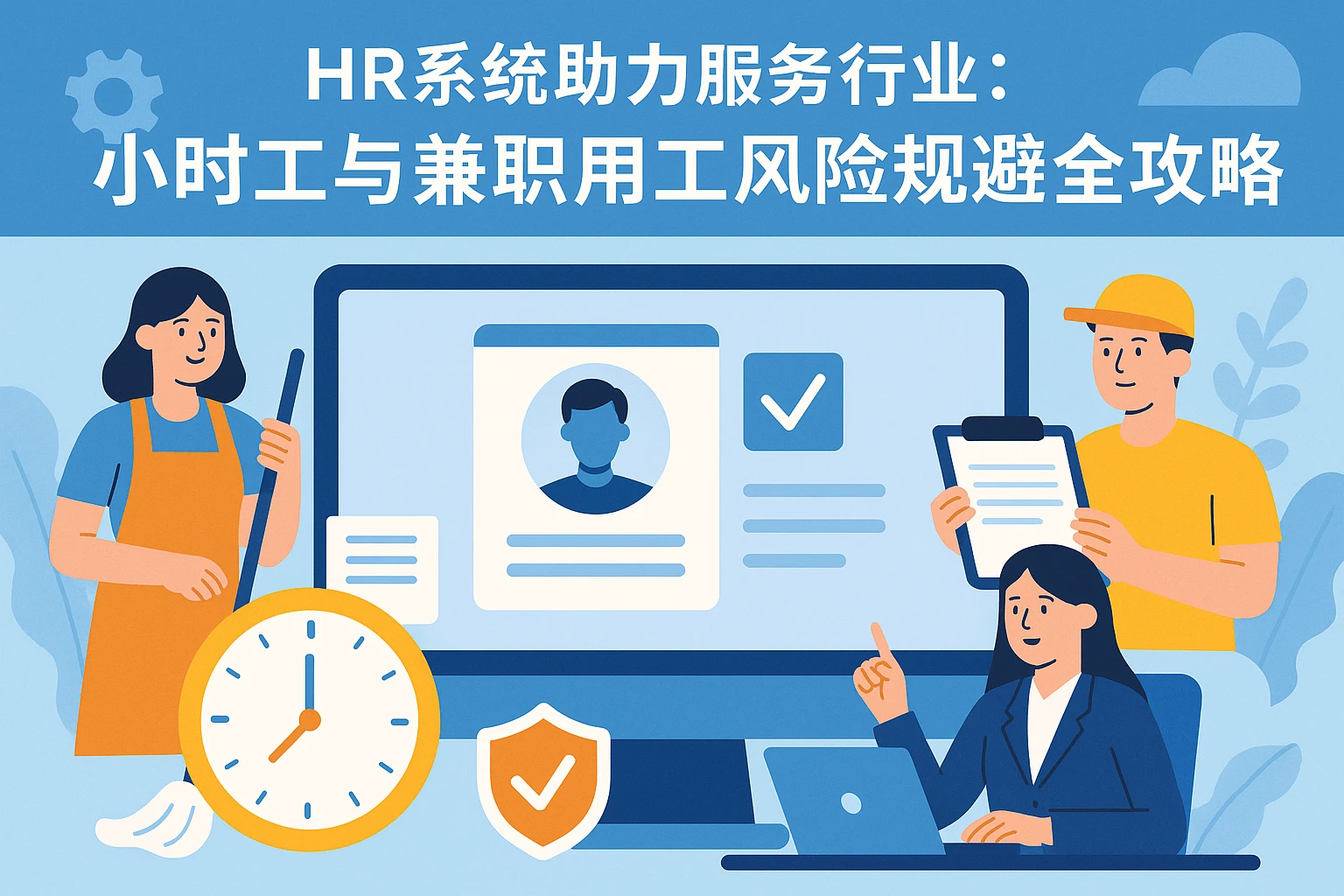 HR系统助力服务行业：小时工与兼职用工风险规避全攻略