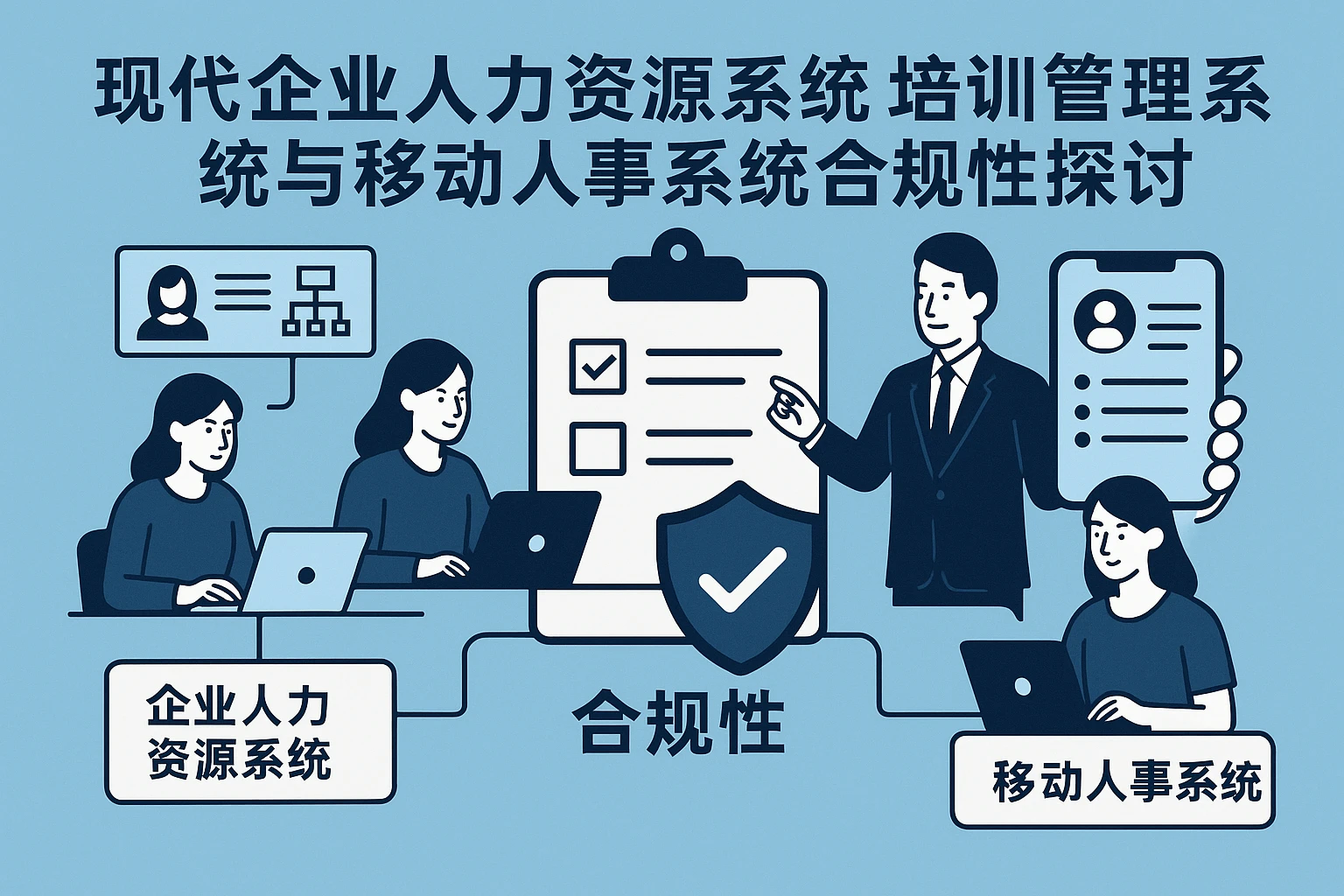 现代企业人力资源系统、培训管理系统与移动人事系统的合规性探讨