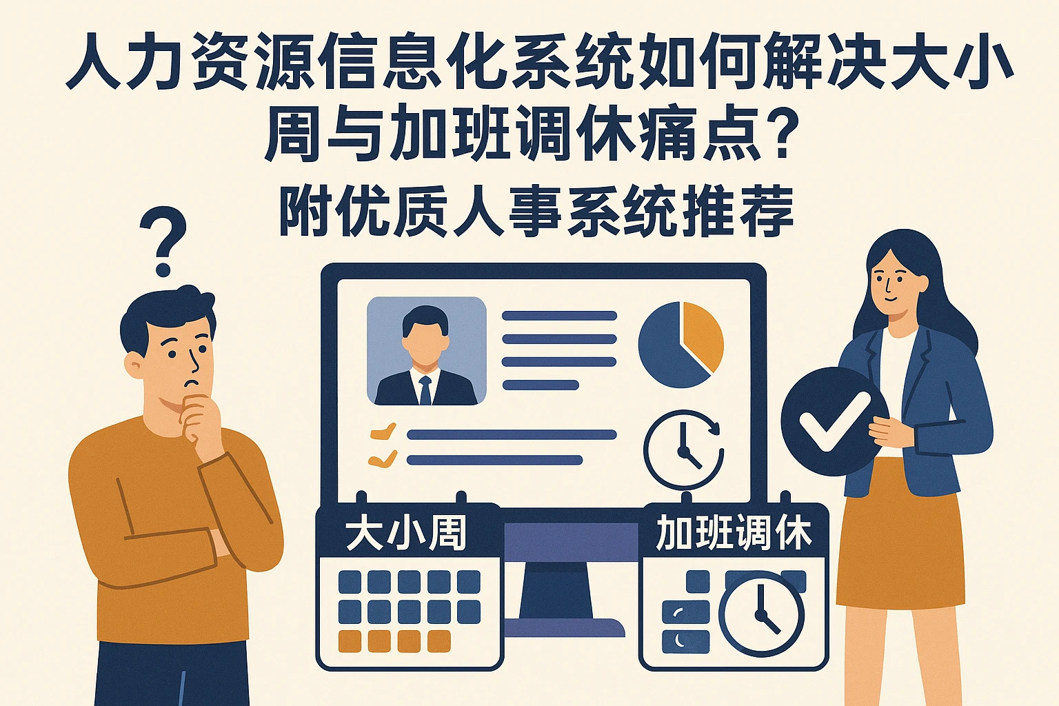 人力资源信息化系统如何解决大小周与加班调休痛点?附优质人事系统推荐