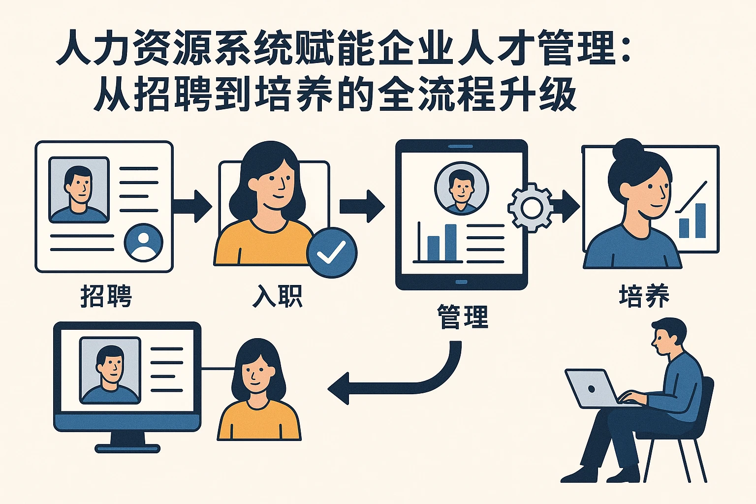 人力资源系统赋能企业人才管理：从招聘到培养的全流程升级