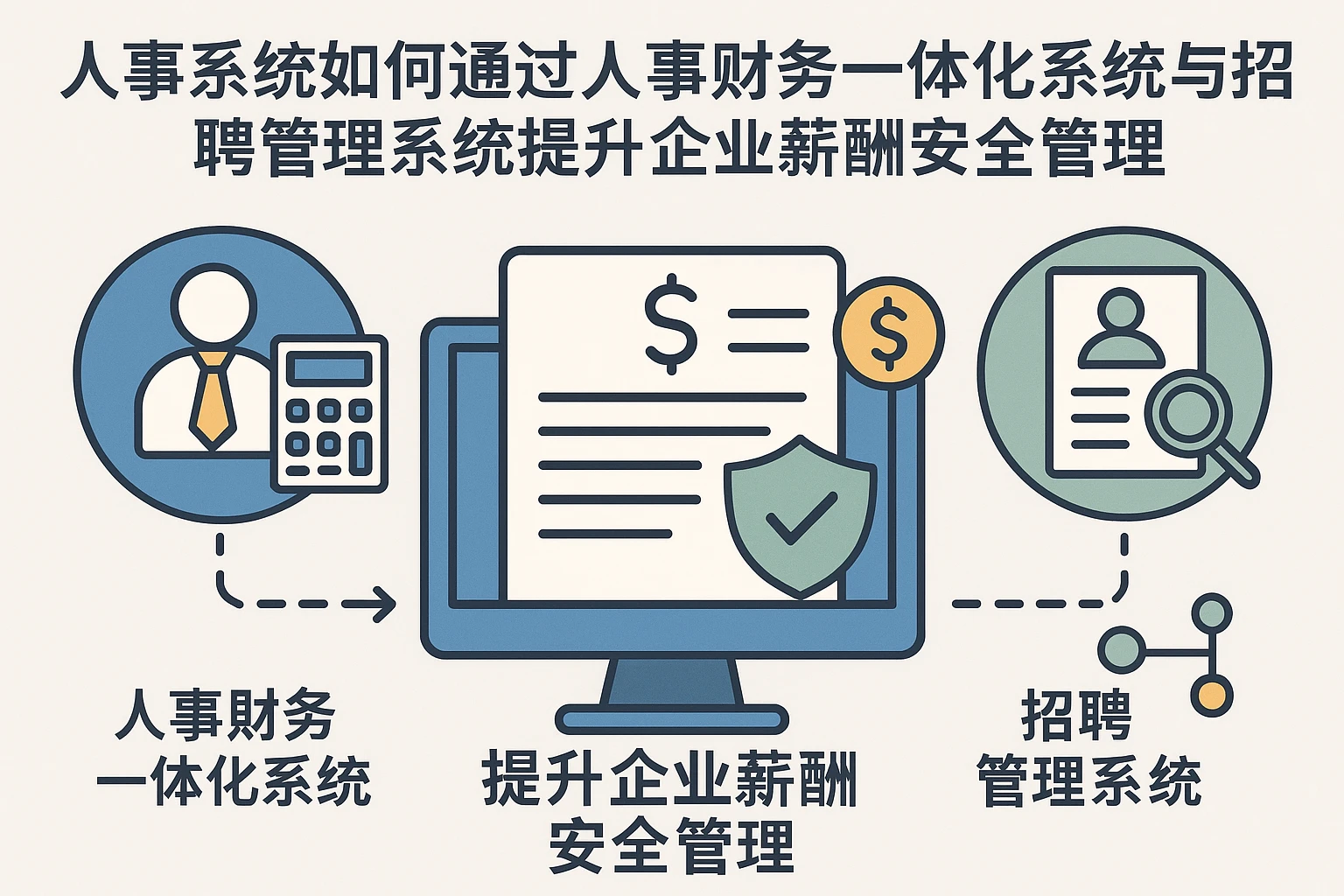 人事系统如何通过人事财务一体化系统与招聘管理系统提升企业薪酬安全管理