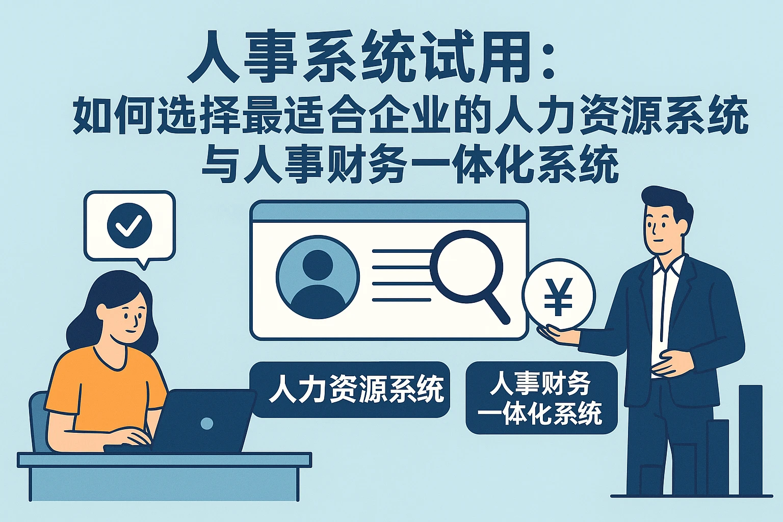 人事系统试用:如何选择最适合企业的人力资源系统与人事财务一体化系统