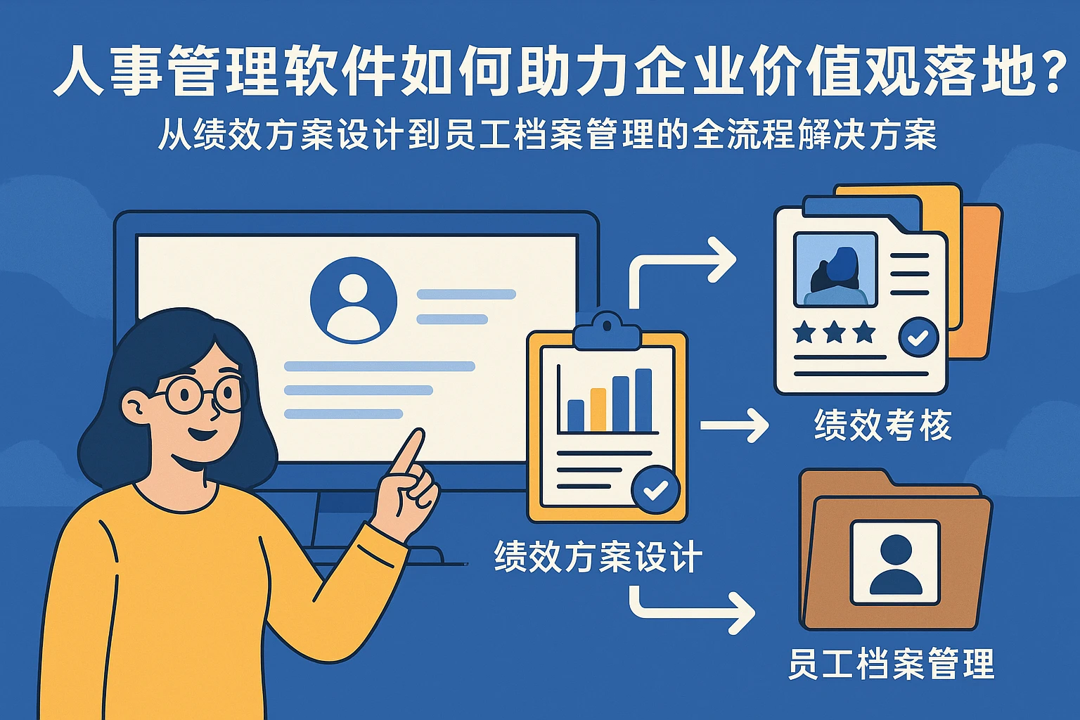 人事管理软件如何助力企业价值观落地？从绩效方案设计到员工档案管理的全流程解决方案