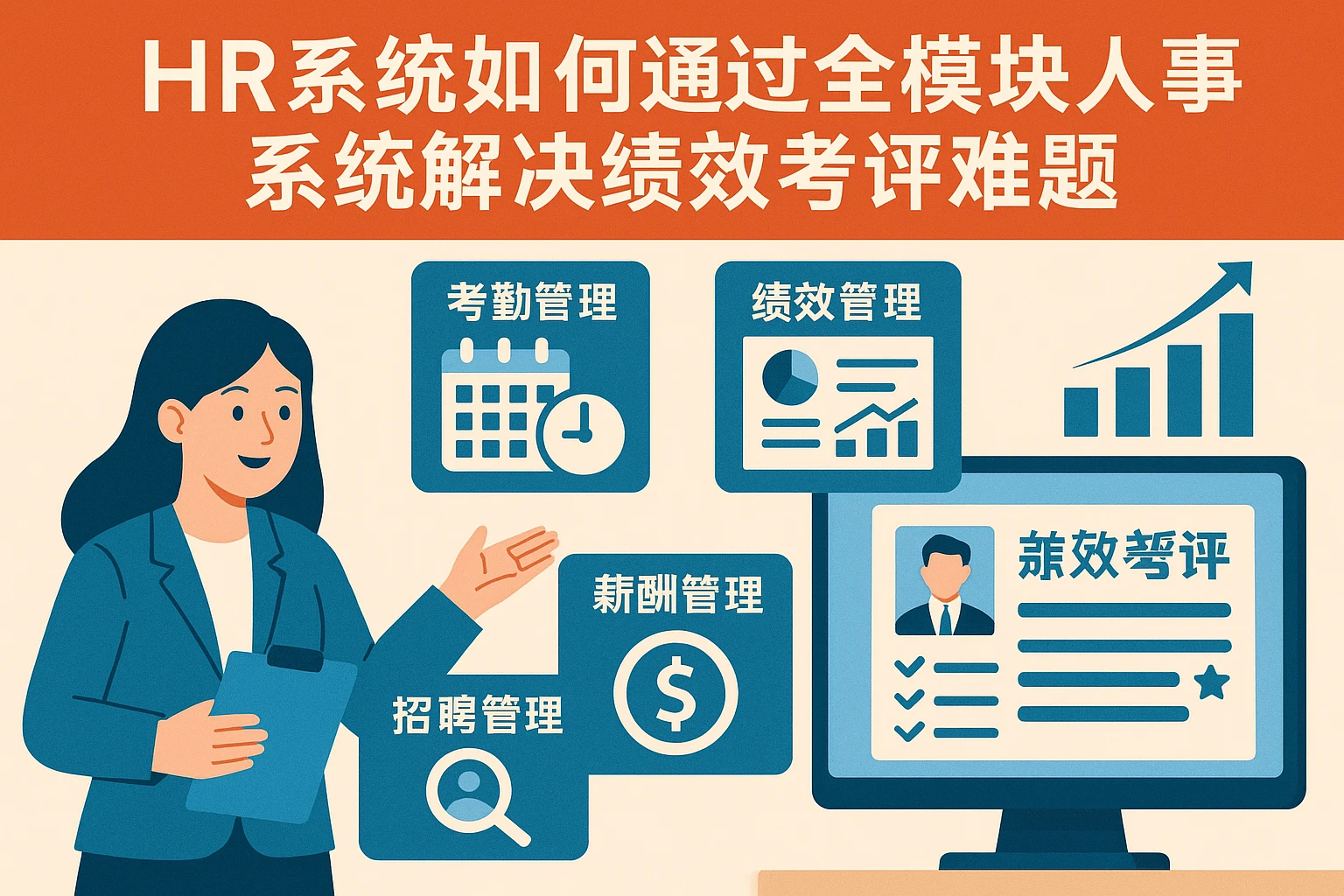 HR系统如何通过全模块人事系统解决绩效考评难题