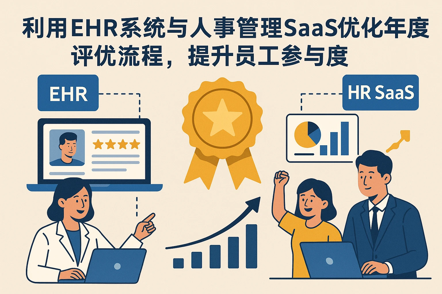 利用EHR系统与人事管理SaaS优化年度评优流程，提升员工参与度