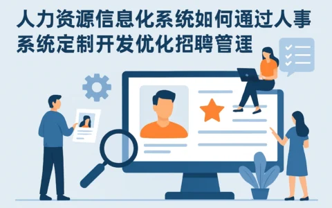 人力资源信息化系统如何通过人事系统定制开发优化招聘管理