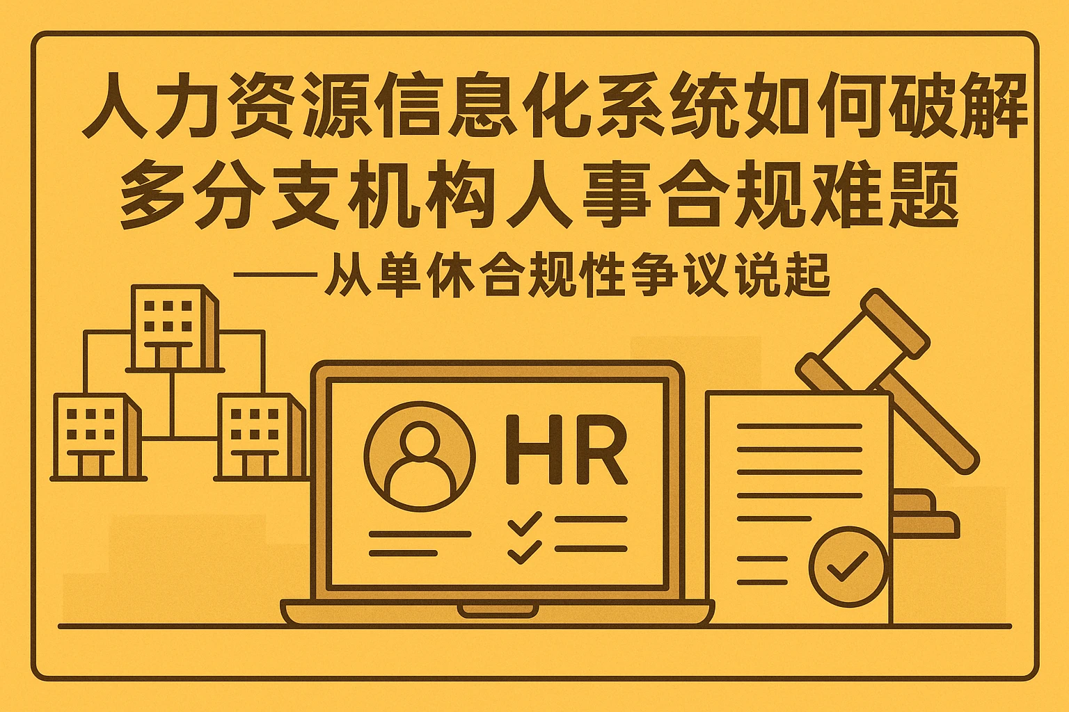 人力资源信息化系统如何破解多分支机构人事合规难题——从单休合规性争议说起