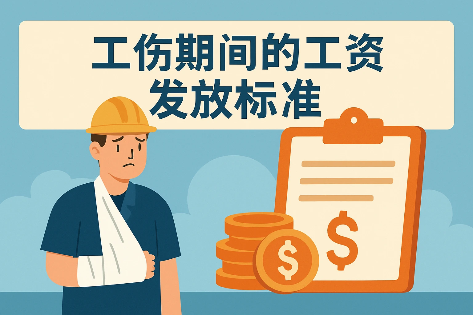 工伤期间的工资发放标准