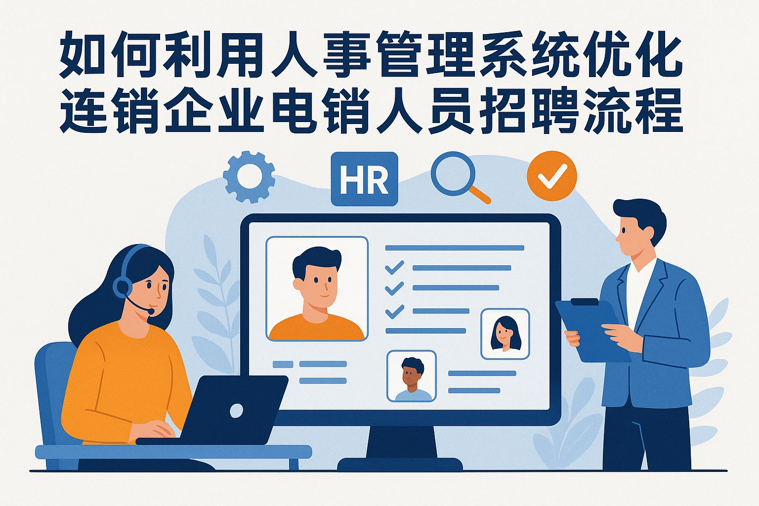 如何利用人事管理系统优化连锁企业电销人员招聘流程