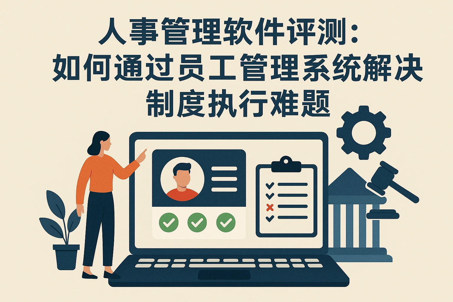人事管理软件评测：如何通过员工管理系统解决制度执行难题