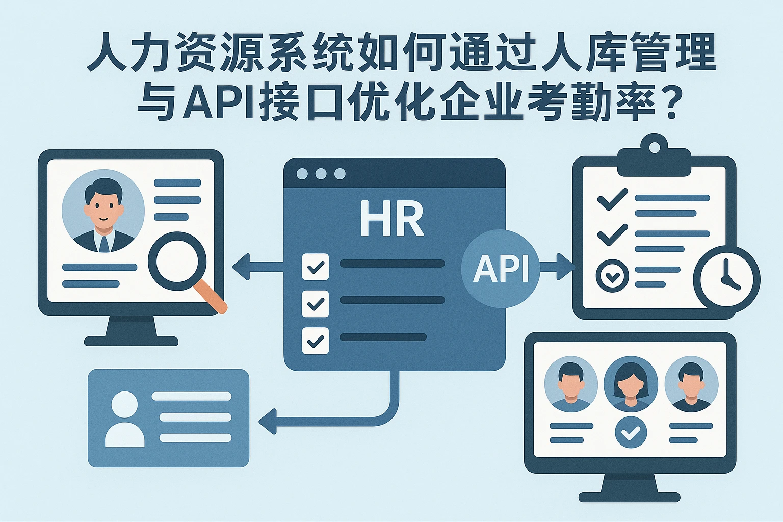 人力资源系统如何通过人才库管理与API接口优化企业考勤与招聘效率?