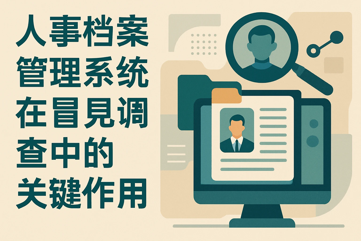人事档案管理系统在背景调查中的关键作用