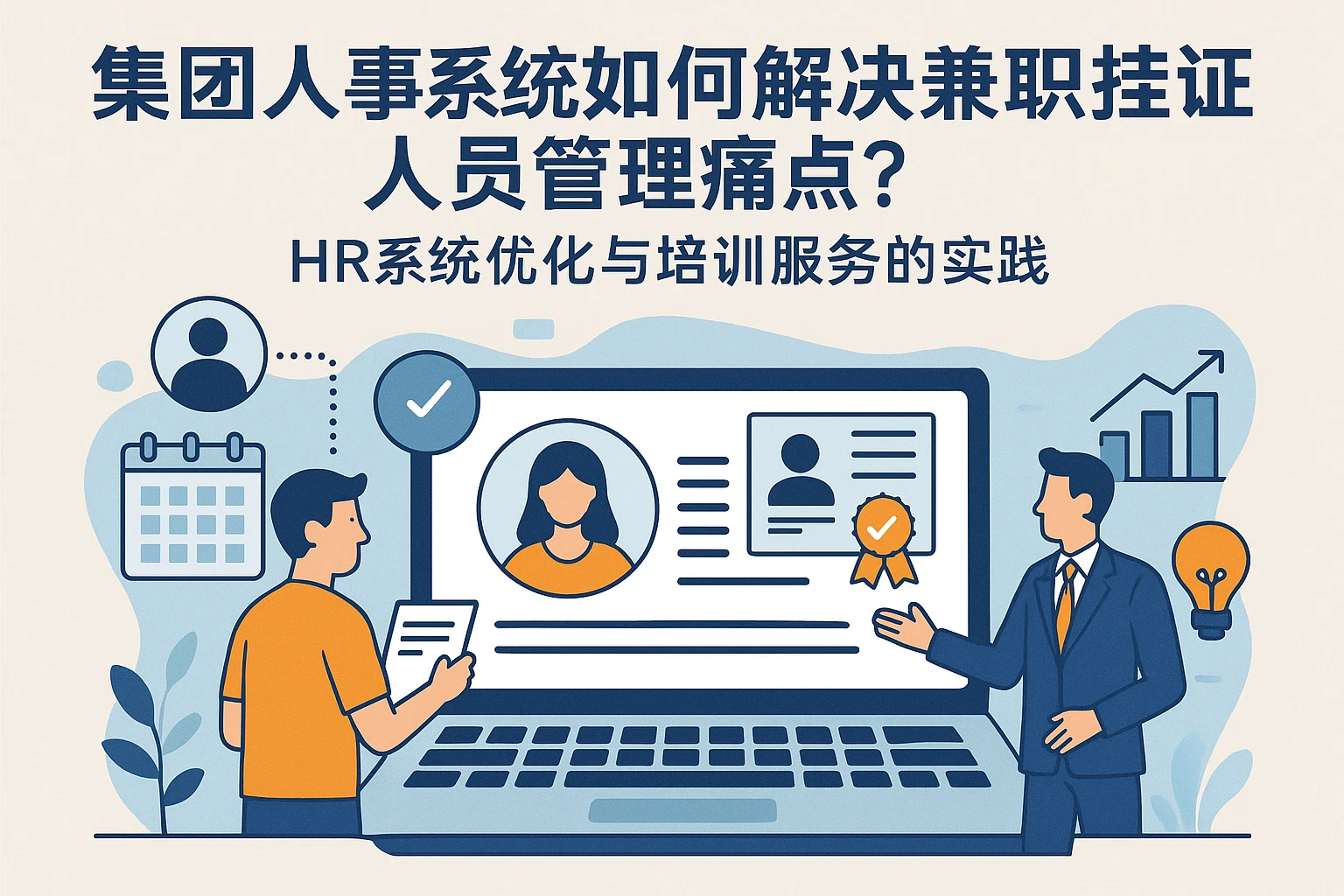 集团人事系统如何解决兼职挂证人员管理痛点?HR系统优化与培训服务的实践