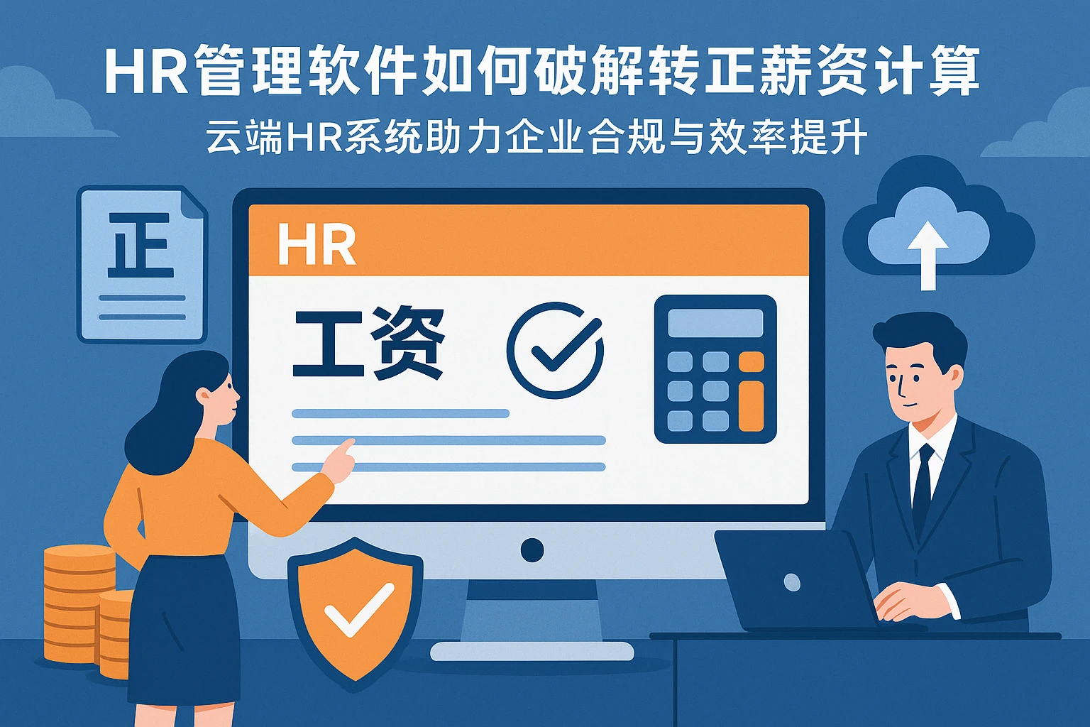 HR管理软件如何破解转正薪资计算难题?云端HR系统助力企业合规与效率提升