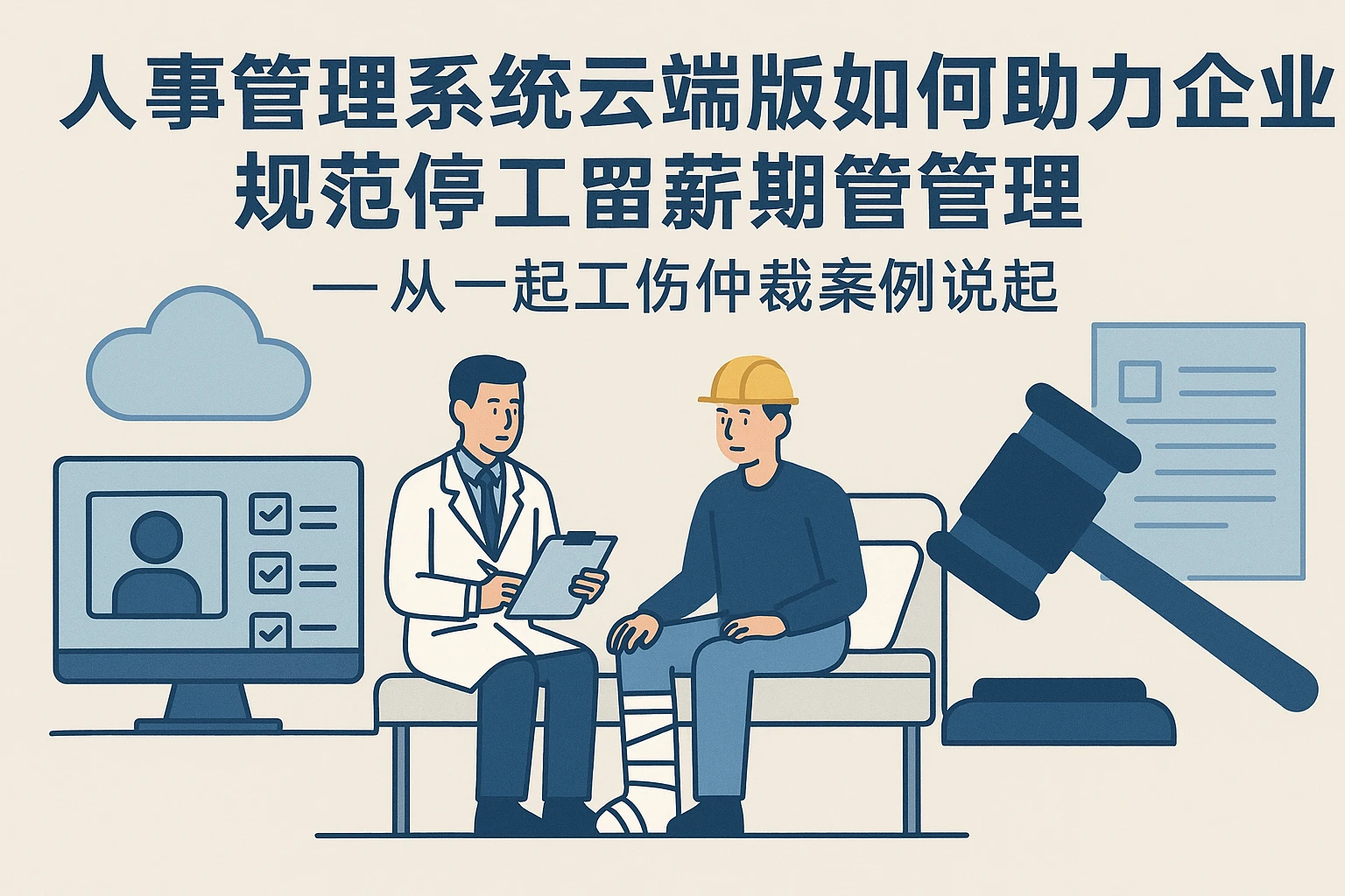 人事管理系统云端版如何助力企业规范停工留薪期管理——从一起工伤仲裁案例说起