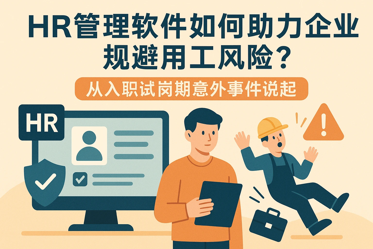 HR管理软件如何助力企业规避用工风险?从入职试岗期意外事件说起