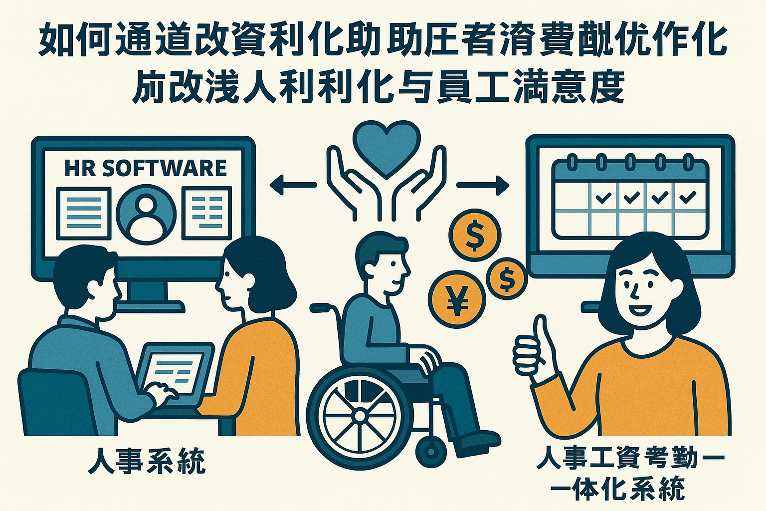 如何通过人事系统与人事工资考勤一体化系统实现残疾人福利优化与员工满意度平衡