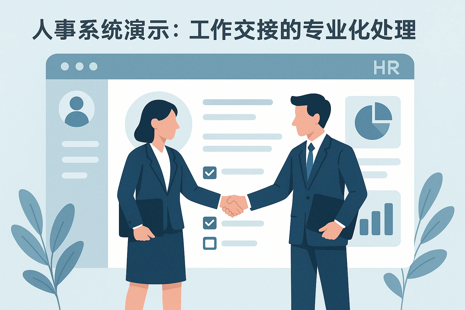 人事系统演示:工作交接的专业化处理