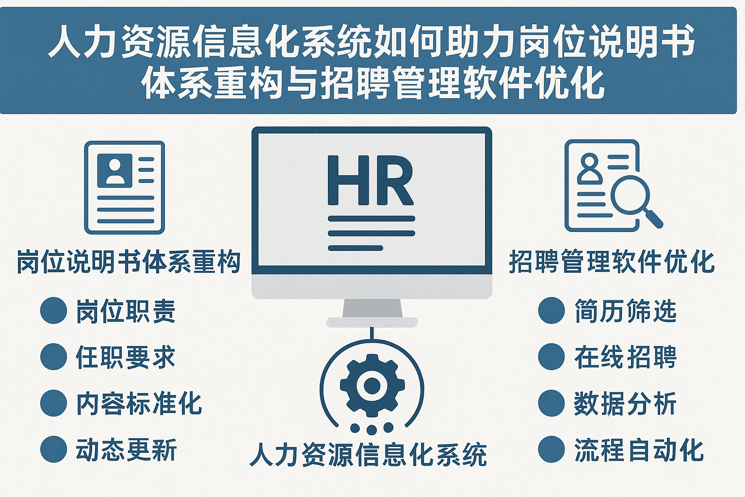 人力资源信息化系统如何助力岗位说明书体系重构与招聘管理软件优化