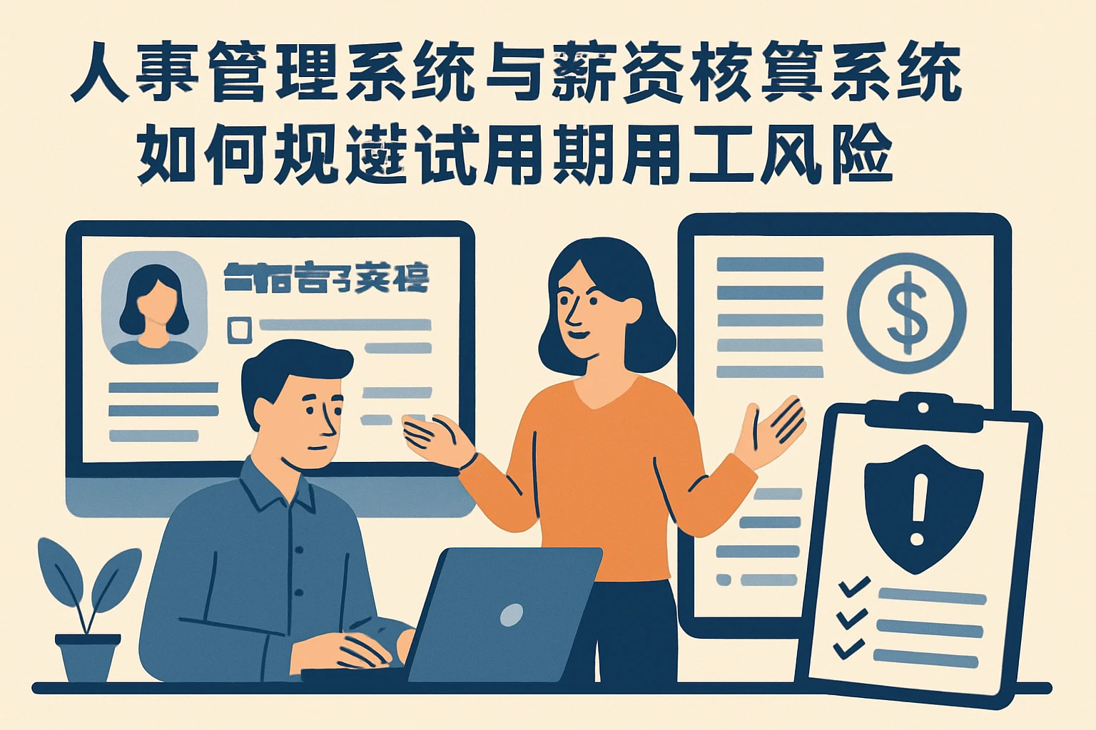 人事管理系统与薪资核算系统如何规避试用期用工风险