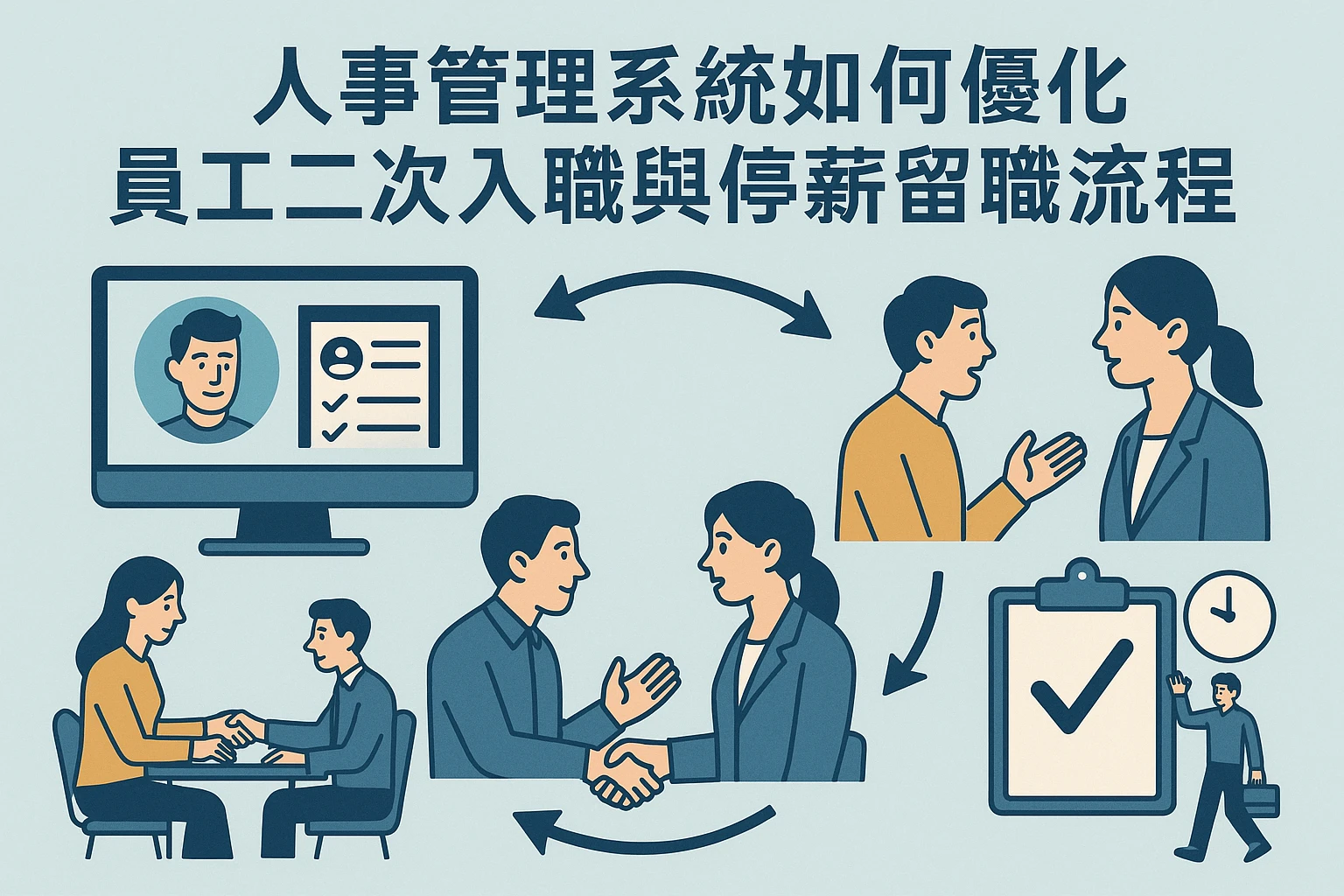 人事管理系统如何优化员工二次入职与停薪留职流程