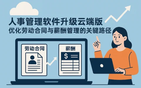 人事管理软件升级云端版：优化劳动合同与薪酬管理的关键路径