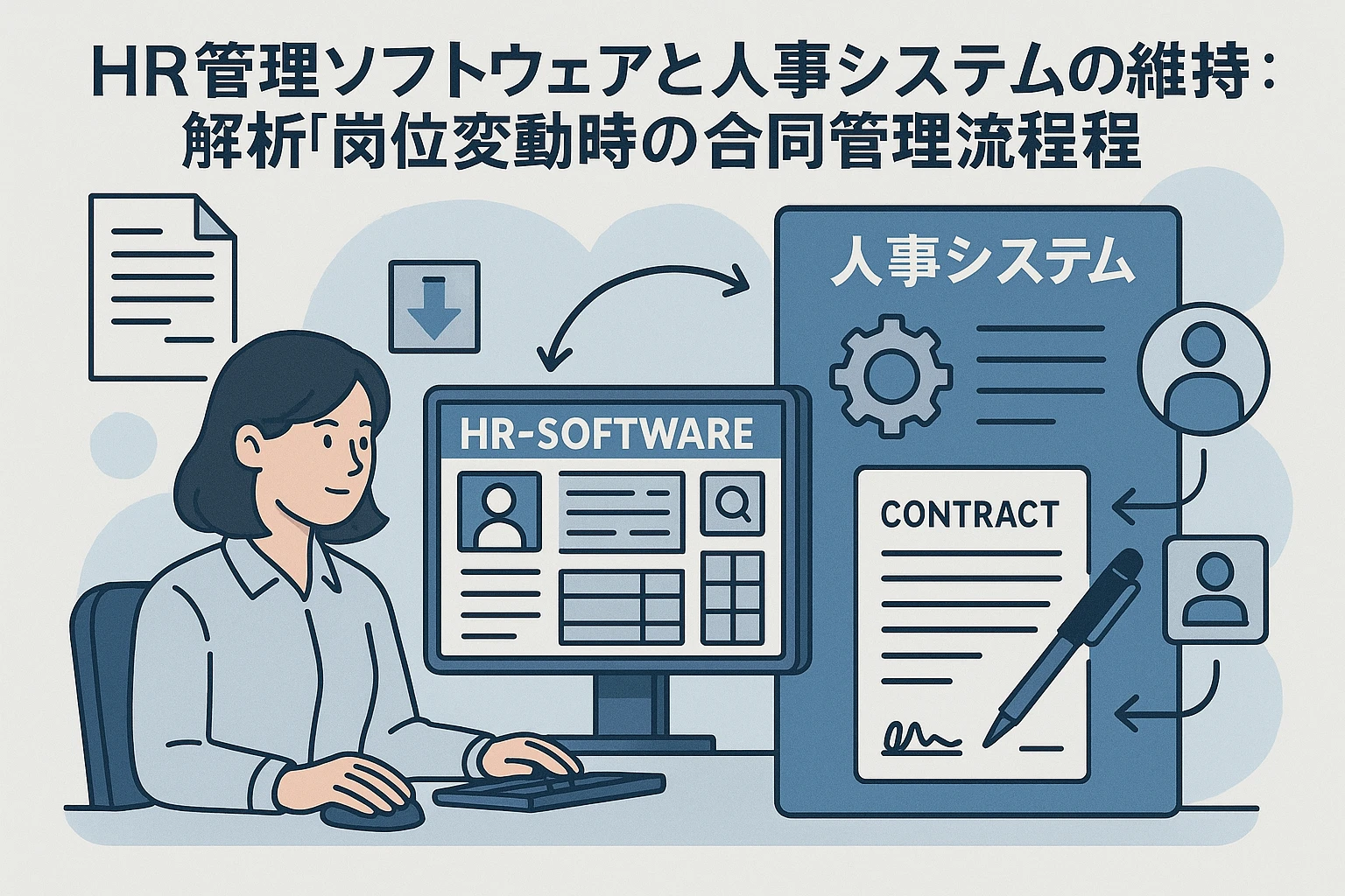 HR管理软件与人事系统维护:解析岗位变动时的合同管理流程