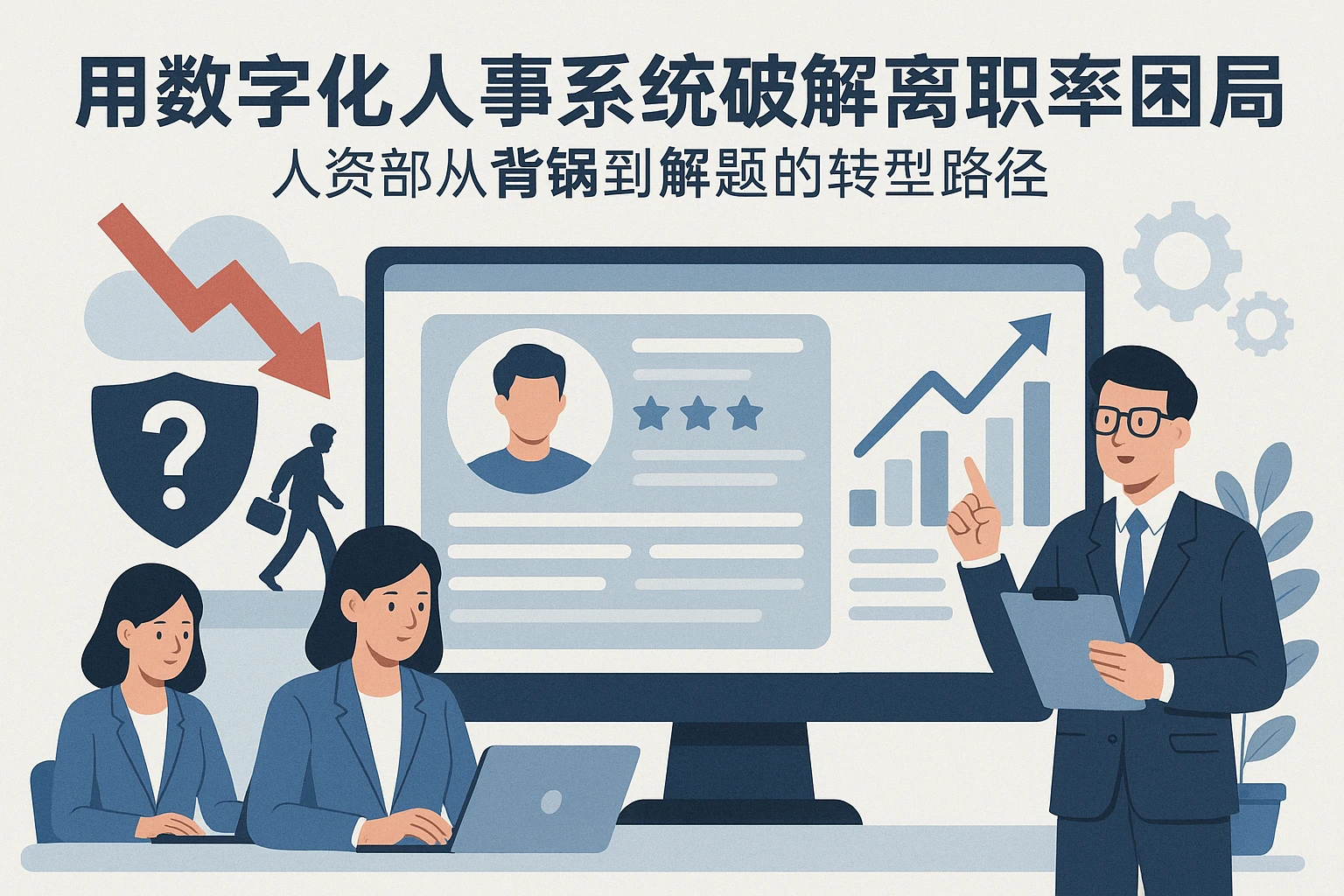 用数字化人事系统破解离职率困局：人资部从“背锅”到“解题”的转型路径