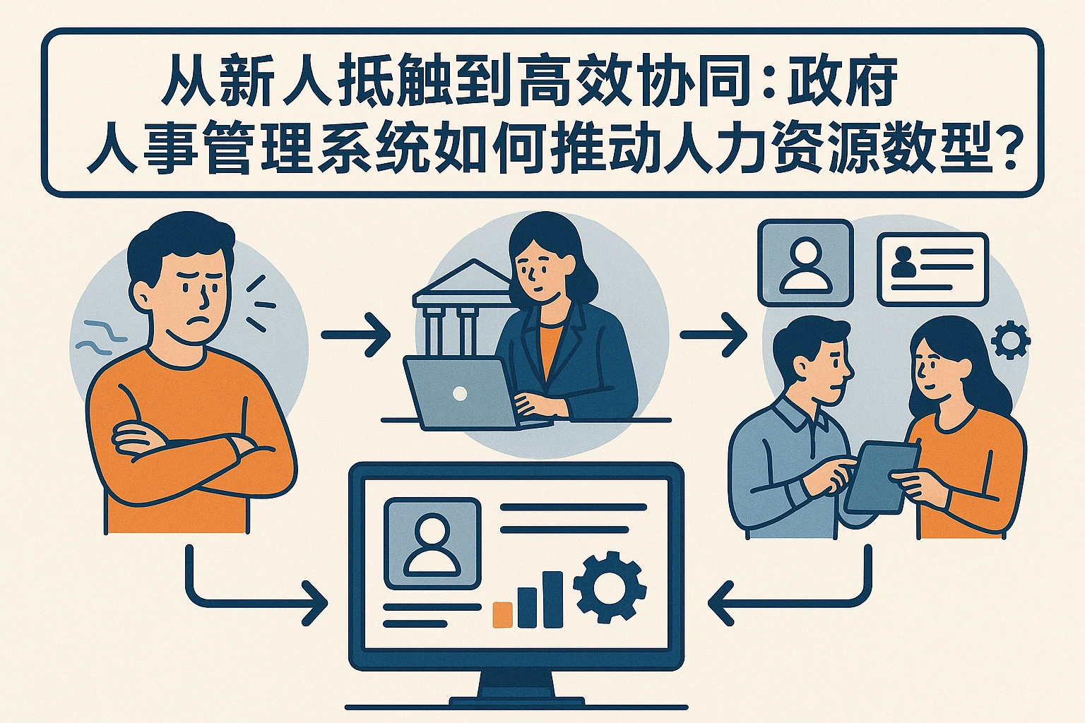 从新人抵触到高效协同:政府人事管理系统如何推动人力资源数字化转型?
