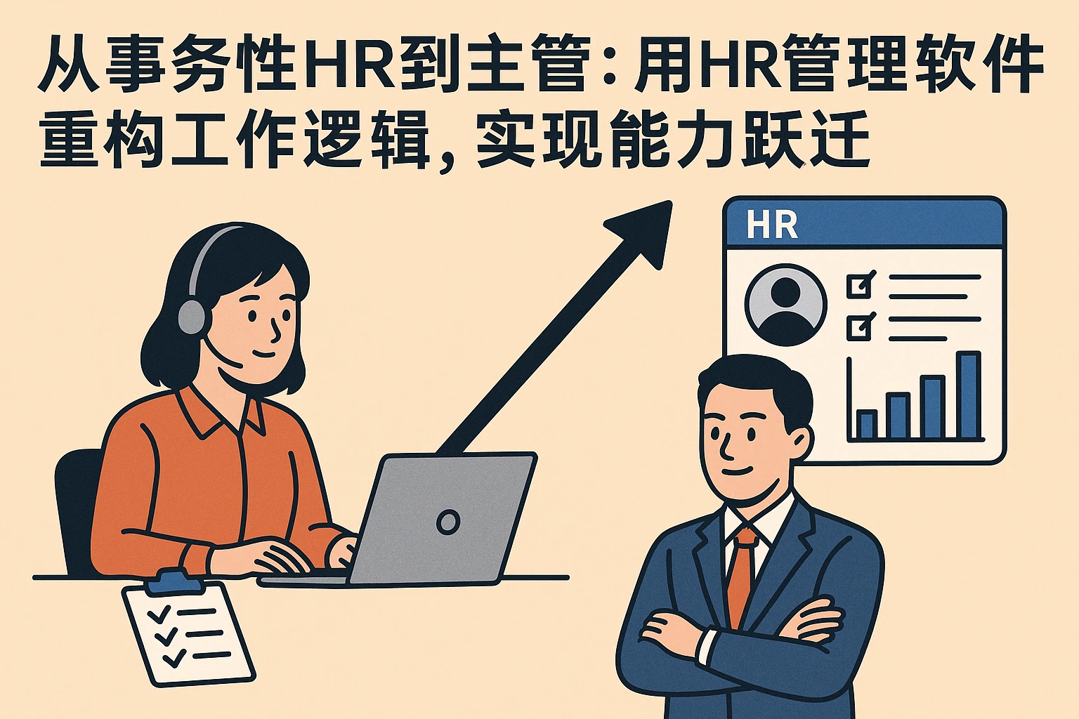 从事务性HR到主管:用HR管理软件重构工作逻辑,实现能力跃迁