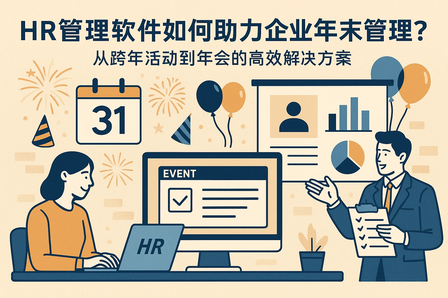HR管理软件如何助力企业年末管理?从跨年活动到年会的高效解决方案