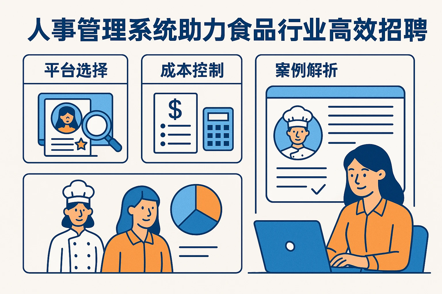 人事管理系统助力食品行业高效招聘：平台选择、成本控制与案例解析