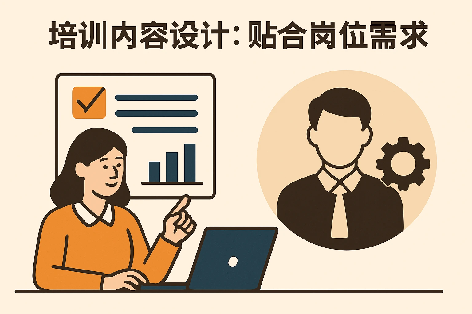 1. 培训内容设计：贴合岗位需求