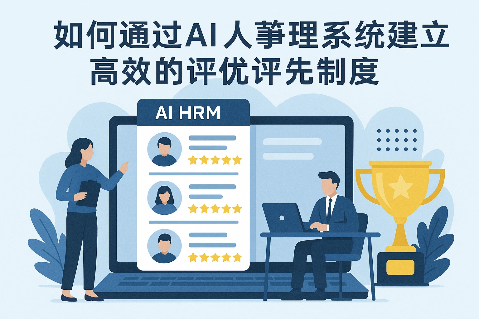如何通过AI人事管理系统建立高效的评优评先制度