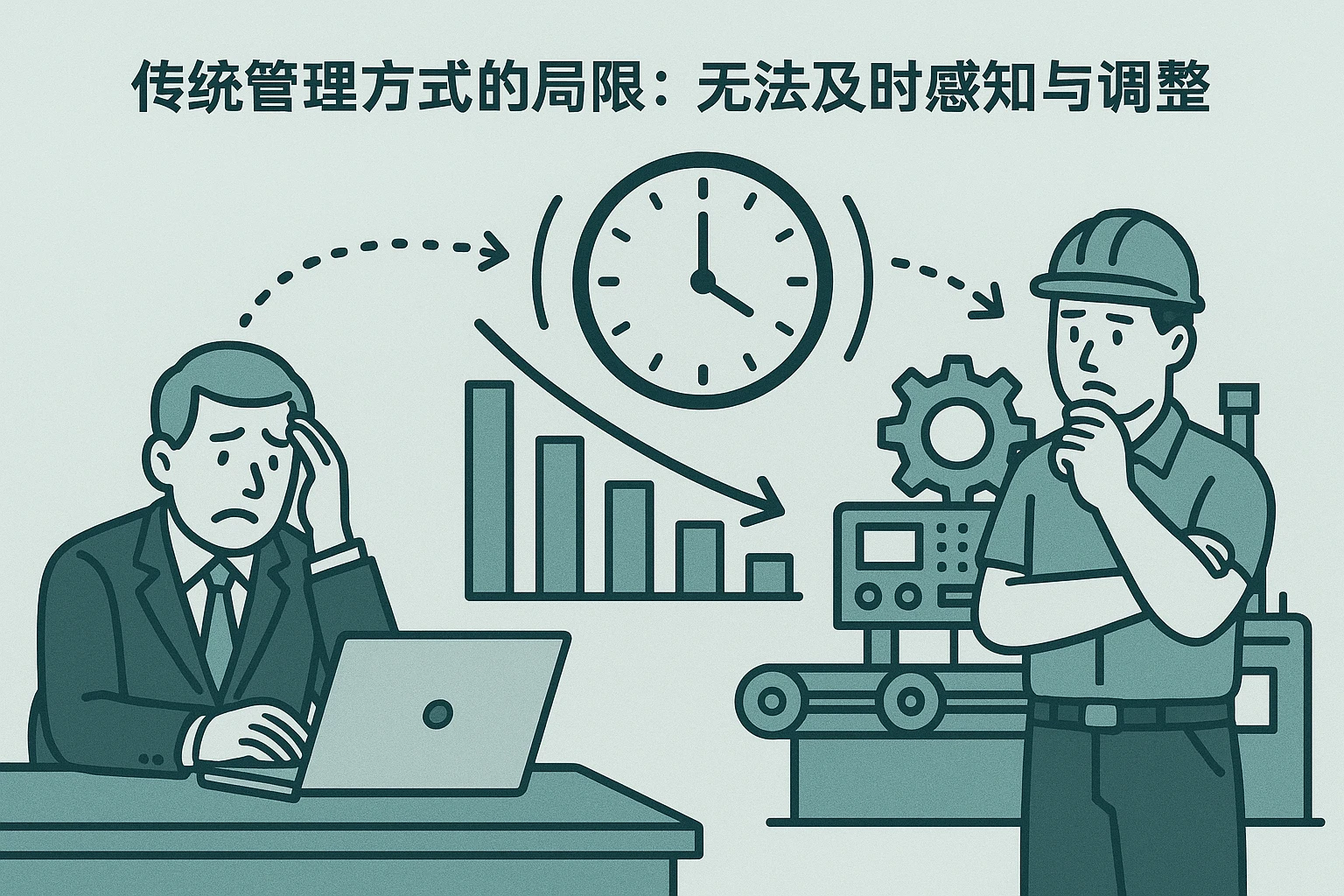 2. 传统管理方式的局限：无法及时感知与调整