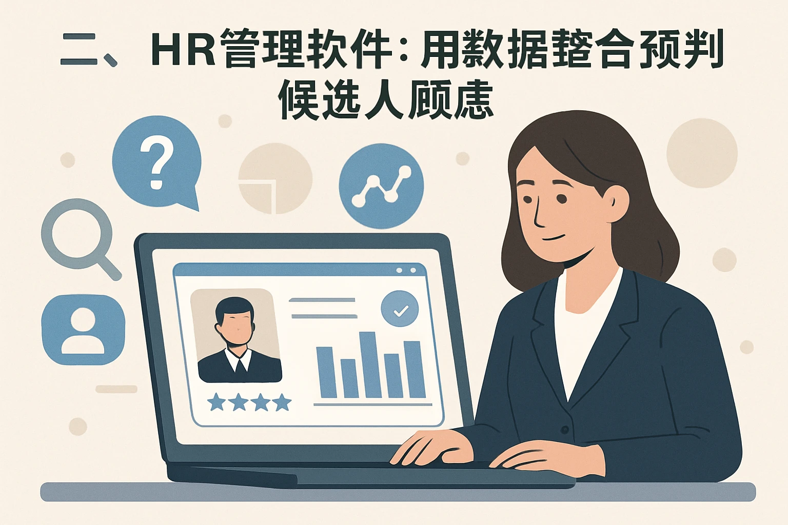 二、HR管理软件:用数据整合预判候选人顾虑