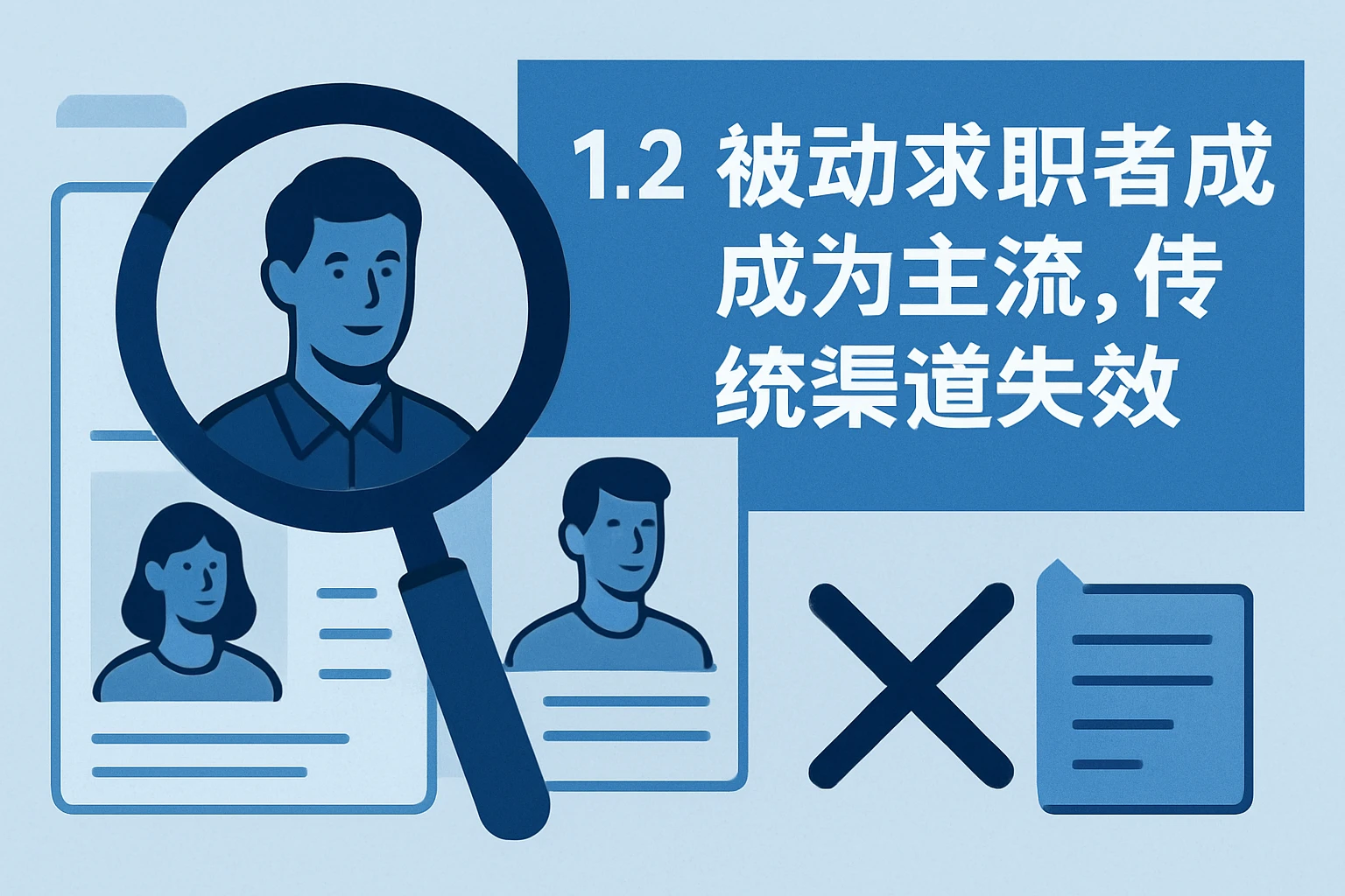 1.2 被动求职者成为主流,传统渠道失效