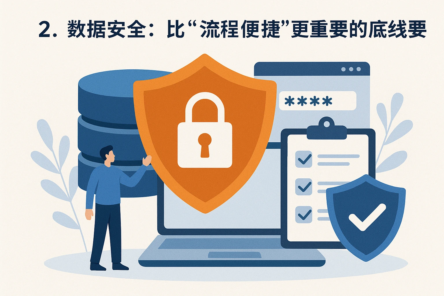 2. 数据安全：比“流程便捷”更重要的“底线要求”