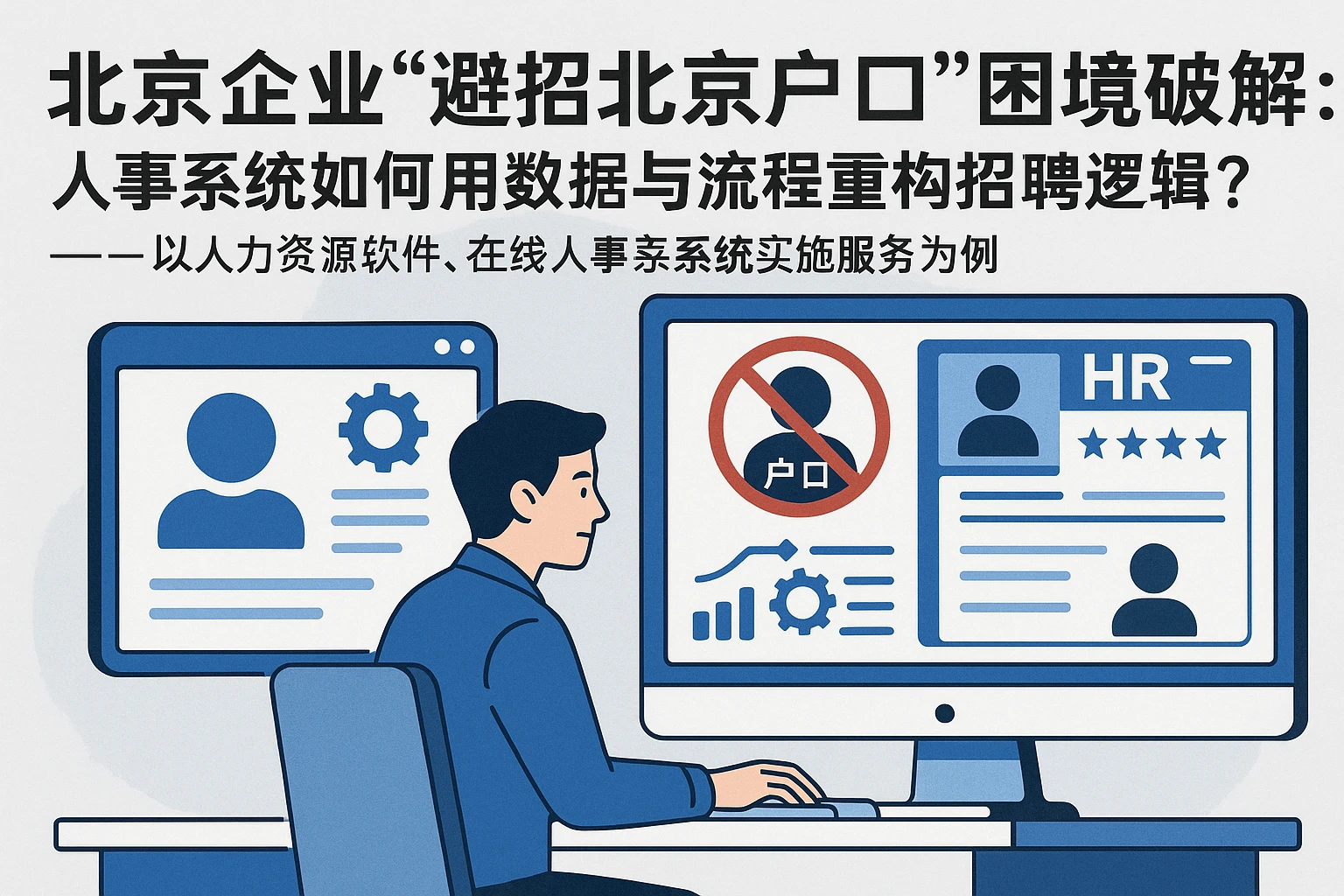 北京企业“避招北京户口”困境破解：人事系统如何用数据与流程重构招聘逻辑？——以人力资源软件、在线人事系统实施服务为例