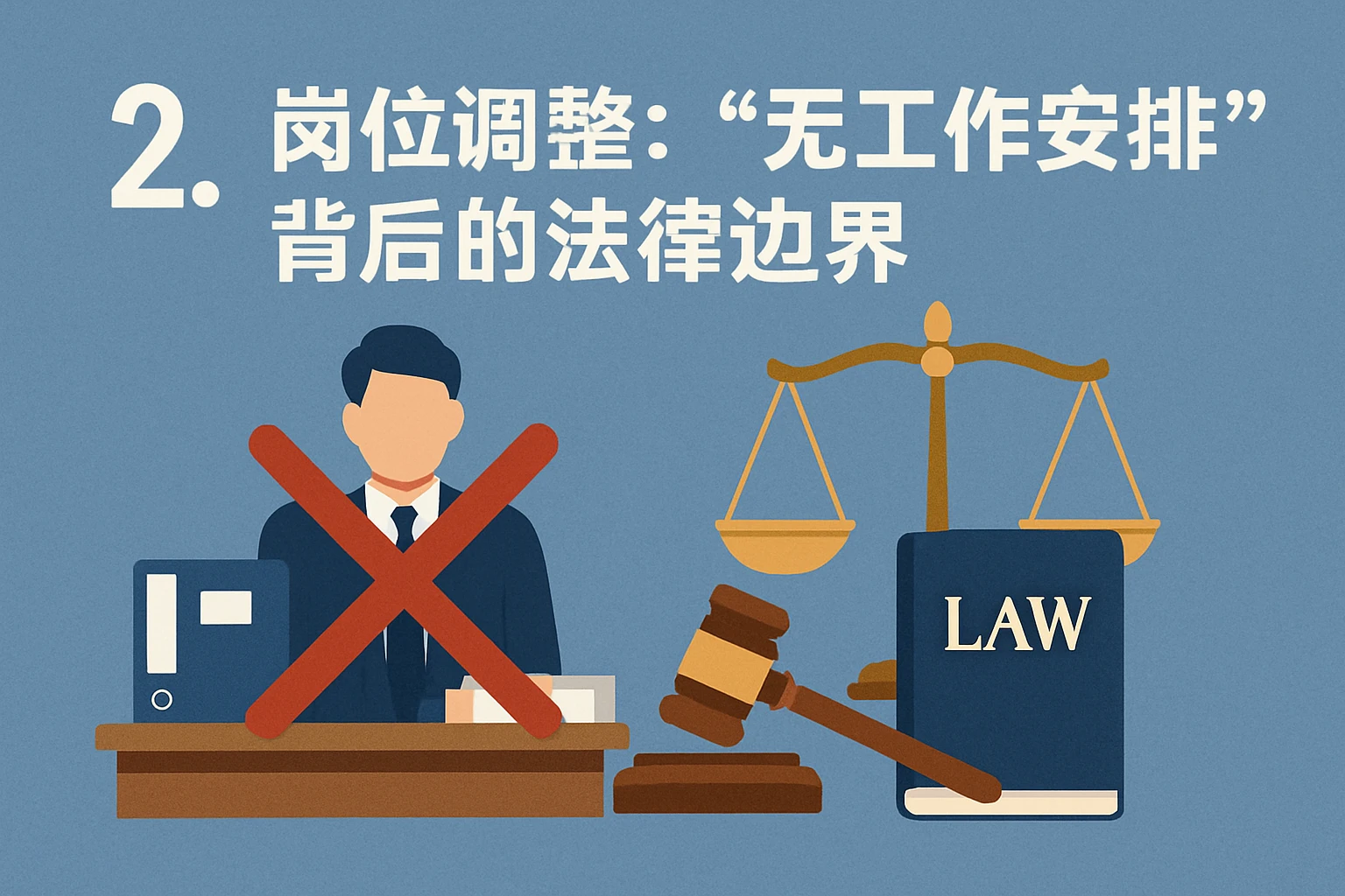 2. 岗位调整：“无工作安排”背后的法律边界