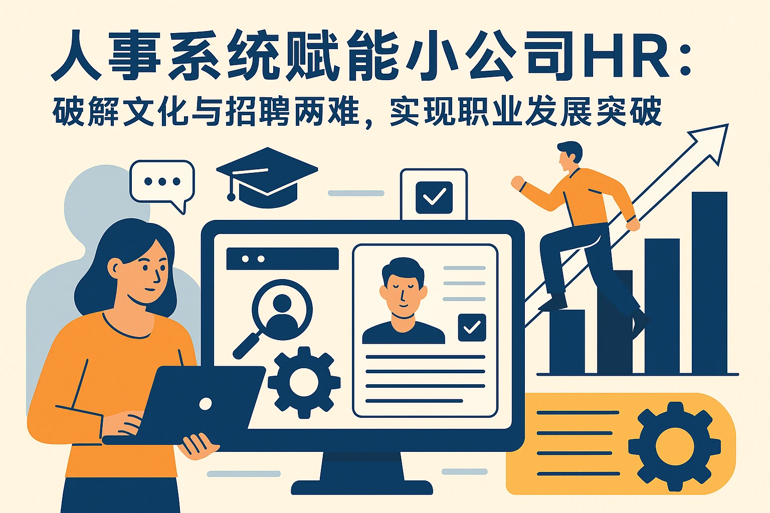 人事系统赋能小公司HR：破解文化与招聘两难，实现职业发展突破